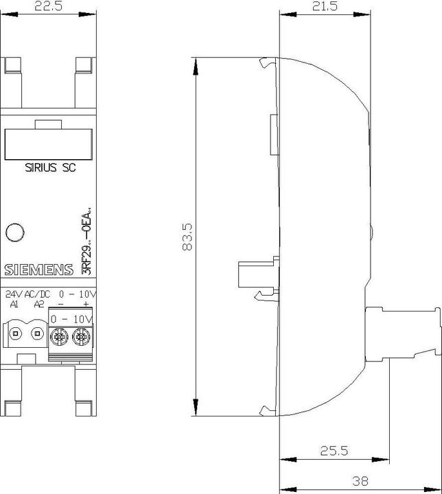 Produktbild Siemens Halbleiterrelais 1 St. 3RF2900