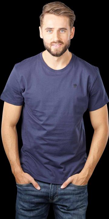 G-Star Crew Neck Base T-Shirt Slim Fit Sartho Blue (XXL)