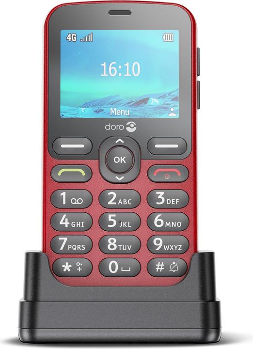 Actual product image Doro 1881 4G - Red (2.40", 4G)