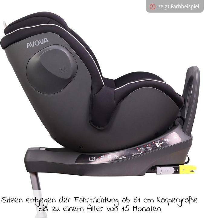 Produktbild Avova Sperber-Fix 61 Reboard Kindersitz ab 61 cm - 105 cm (ab ca. 3 Monaten bis ca. 4 Jahre) (Reboarder, ECE R129/i-Size Norm)