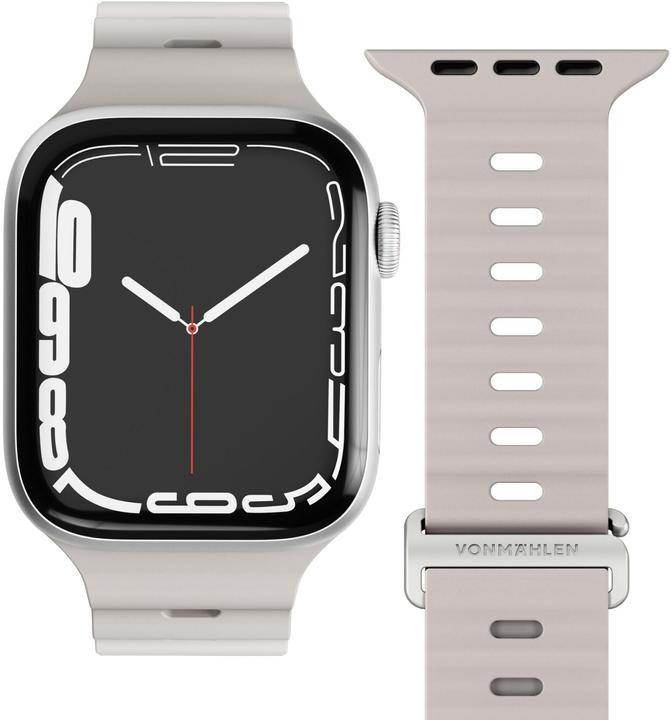 Produktbild Vonmählen Wave-Armband 2 für Apple Watch 38 40 41 mm beige (Recyceltes Silikon)