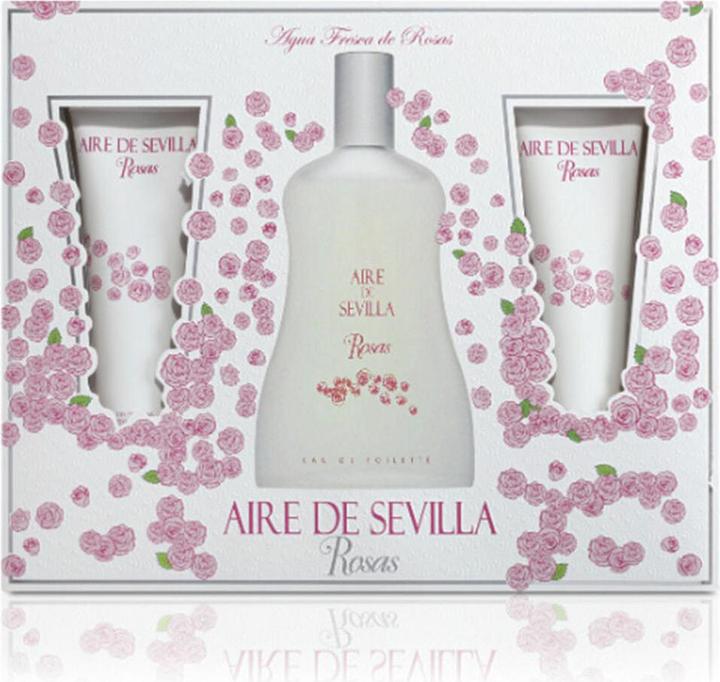 Actual product image Instituto Español Instituto Espanol Aire De Sevilla Rosas Eau De Toilette Spray 100 Ml Set