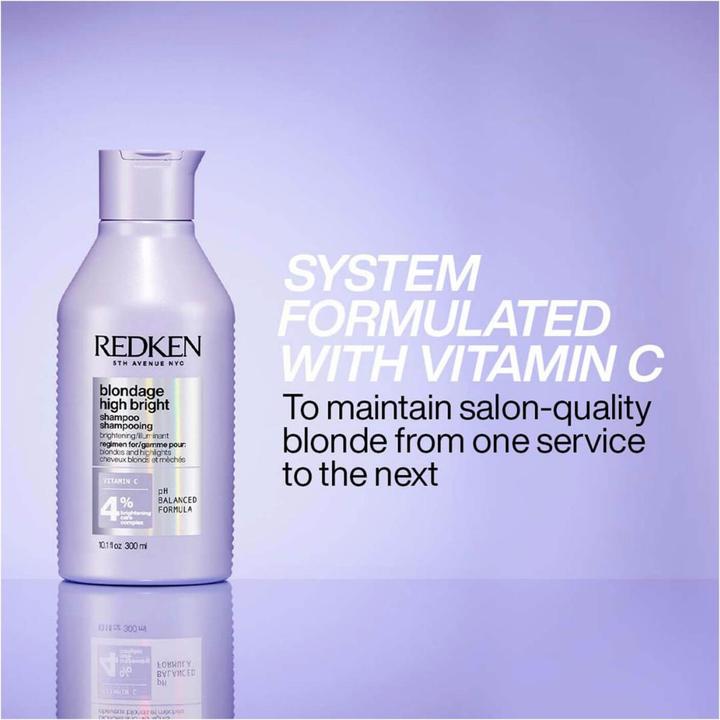 Actual product image Redken Blondage High Bright (300 ml, Liquid shampoo)