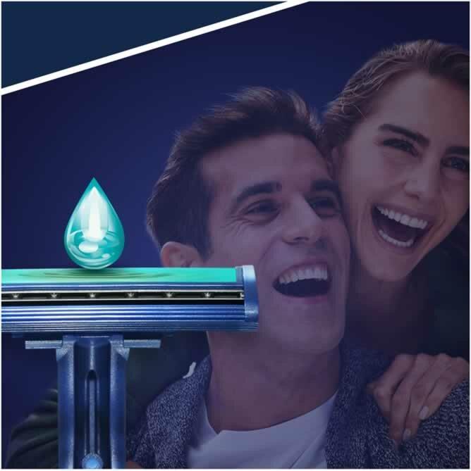 Actual product image Postquam Gillette Blue II Plus 6 units (6 x)