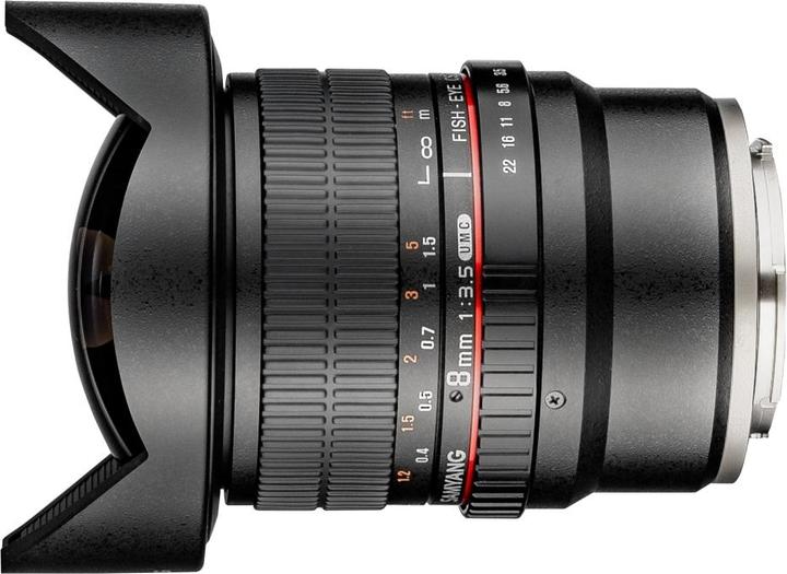 Immagine prodotto Samyang 8mm f/3.5 Asph IF MC Fisheye CSII DH - Sony E (Sony E, APS-C / DX)