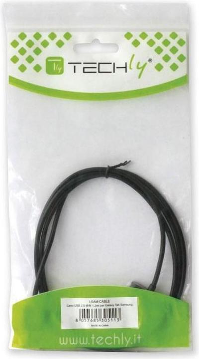 Produktbild Techly USB - Samsung 30-p Handykabel USB A Samsung 30-pin (1.20 m, USB 2.0)