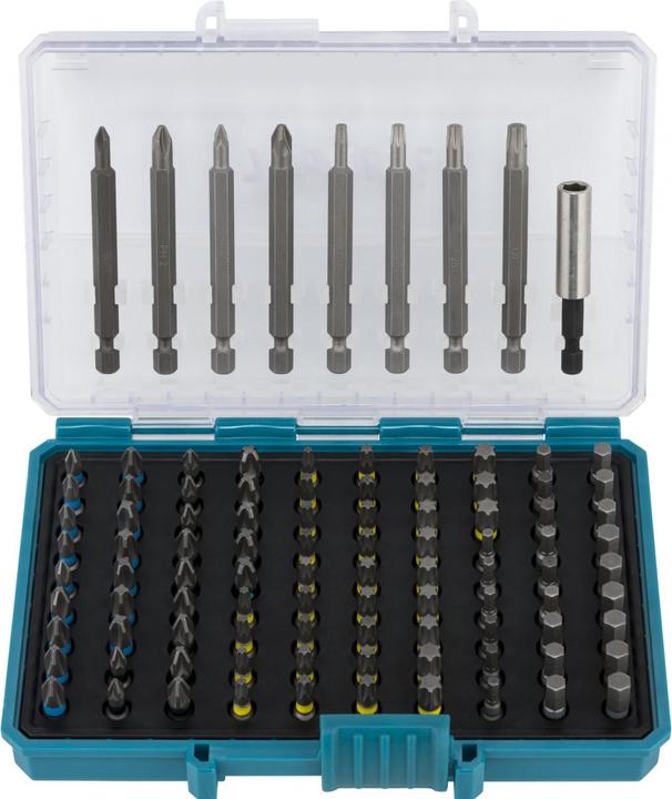 Produktbild Makita Bit-Set (Innensechsrund TX M15, Innensechsrund TX M20, Innensechsrund TX M30, Kreuz Phillips PH M1, Kreuz Phillips PH M2, Innensechsrund TX M25, Innensechsrund TX M40, Kreuz Pozidriv PZ M1, Kreuz Pozidriv PZ M2, Kreuz Phillips PH M3, Kreuz Pozidriv PZ M3, Kreuz Pozidriv PZ 1/6", Kreuz Pozidriv PZ 2/5")