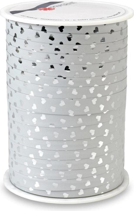 Produktbild Pattberg Geschenkband Cherie 1 cm x 100 m, Silber (Geschenkband, 1 x)