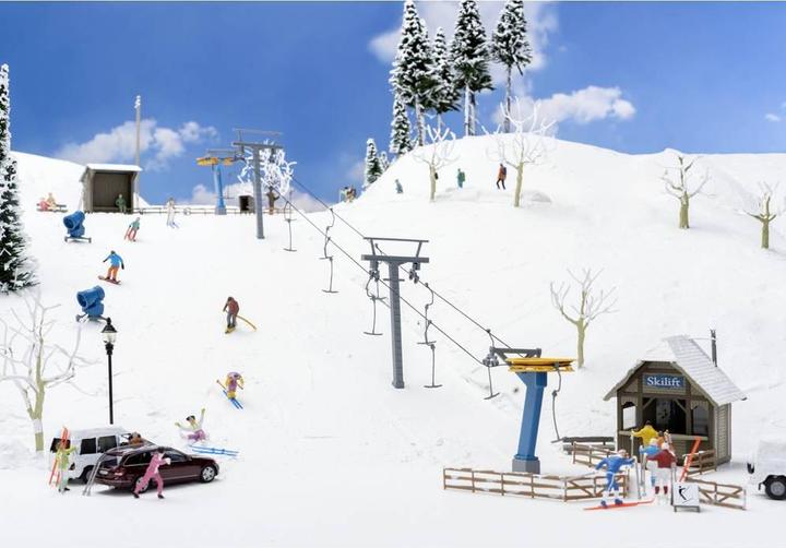 Faller Schlepplift mit Kiosk
