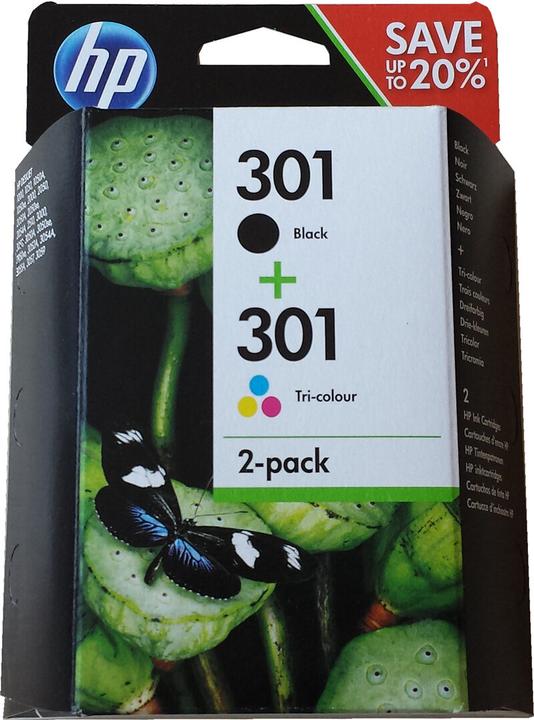 Actual product image HP 301 2-pack (M, FC, C, Y)
