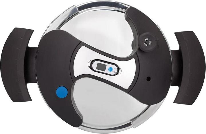 Immagine prodotto MPM SMILE MGS-07 Greitpuodis 7 l (22 cm, Cucina a vapore, Acciaio inossidabile)
