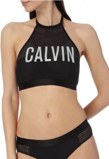 Actual product image Calvin Klein High neck crop top (M)