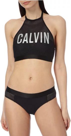Actual product image Calvin Klein High neck crop top (M)