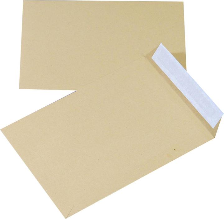 Actual product image Office Products Envelopes with silicone-coated adhesive tape, hk, c4, 229x324mm, 90g/m2, 10 pieces, brown (229 x 324 mm, 1 x)