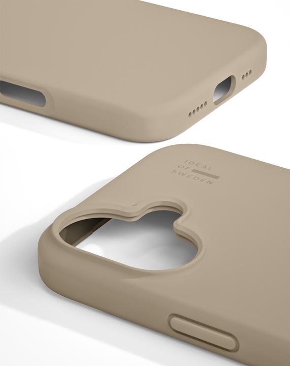 Actual product image iDeal Of Sweden Designer Magsafe Silicone Cover Beige (Apple iPhone 16)