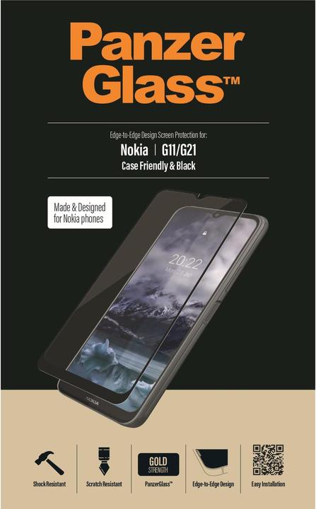 Produktbild PanzerGlass Displayschutz Case Friendly (1 Stück, Nokia G11, Nokia G21)