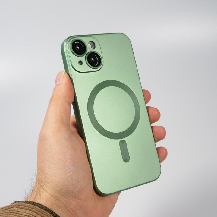 Produktbild PhoneLook Hülle Gummi weich mit Kameraschutzglas MagSafe (Apple iPhone 14)