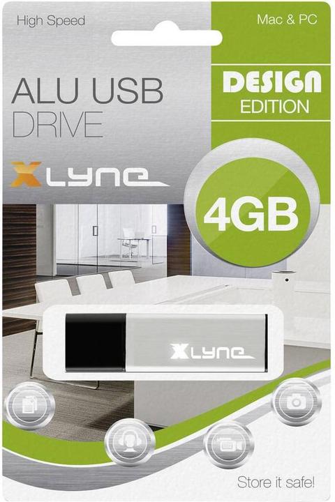 Produktbild Xlyne ALU Design USB-Flash-Laufwerk (4 GB, USB-A)