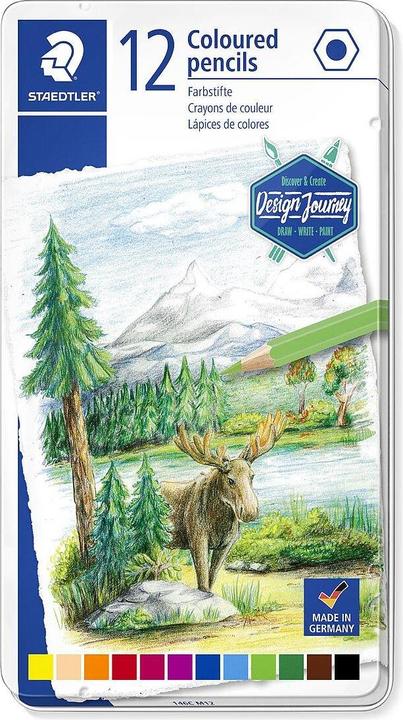Actual product image Staedtler Coloured pencil (12 colours, 12 x)