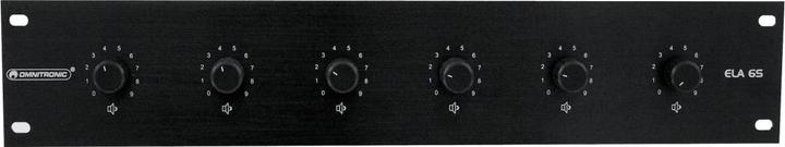 Image du produit Omnitronic Régulateur LS 6 zones ELA sw