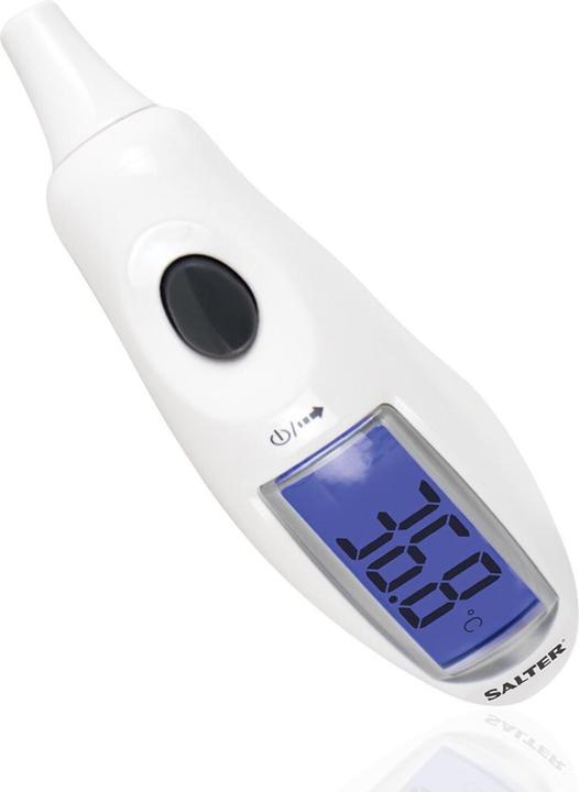 Actual product image Salter TE-150-EU Digital Clinical Thermometer Contact Thermometer White Ear Buttons (Ear)