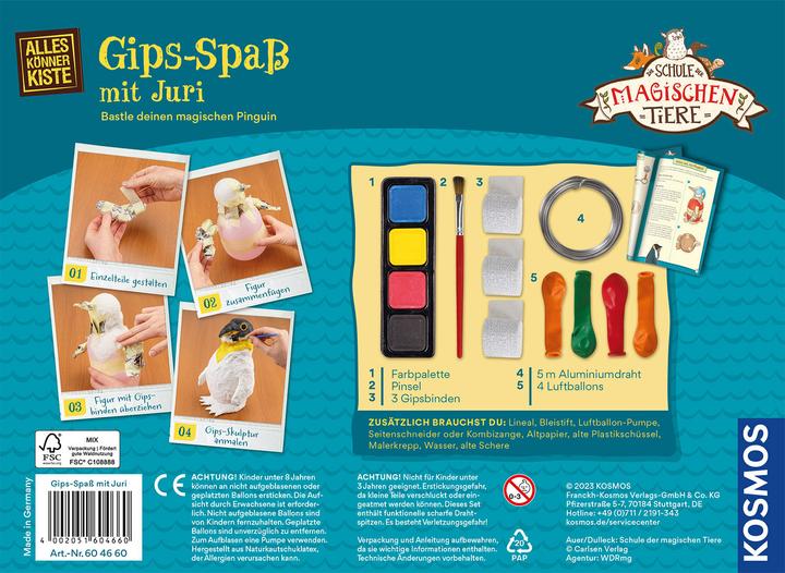 Produktbild Kosmos KOO Die Schule der magischen Tiere Gips-Spass mit Juri 604660