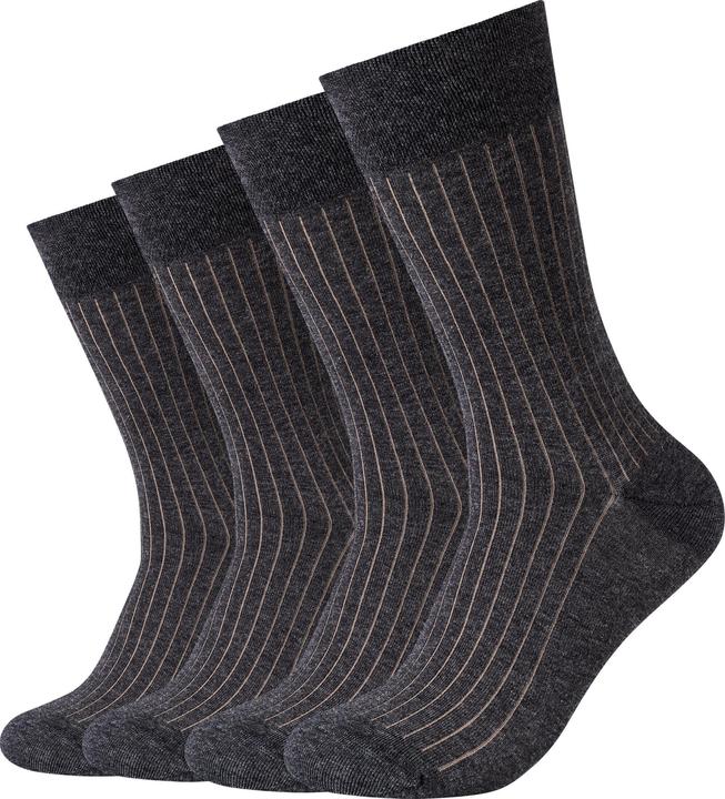 Actual product image Camano Men ca-soft shadow stripes socks 4p (pack of 4, 39, 42)