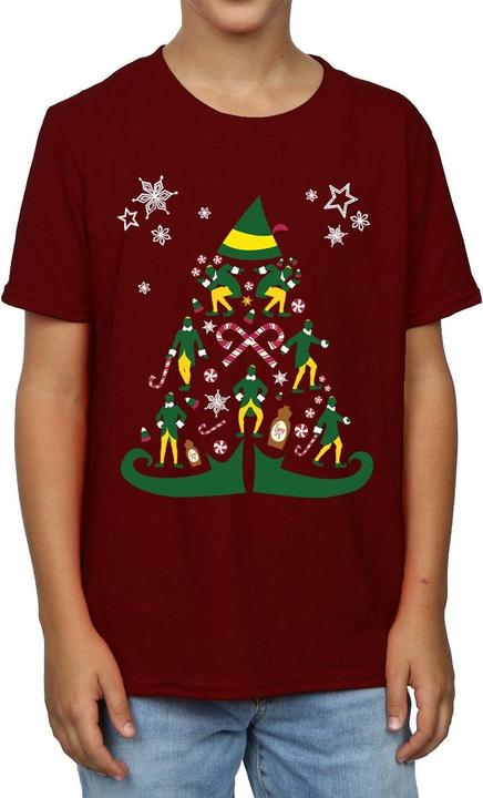 Elf Christmas Tree TShirt Jungen
