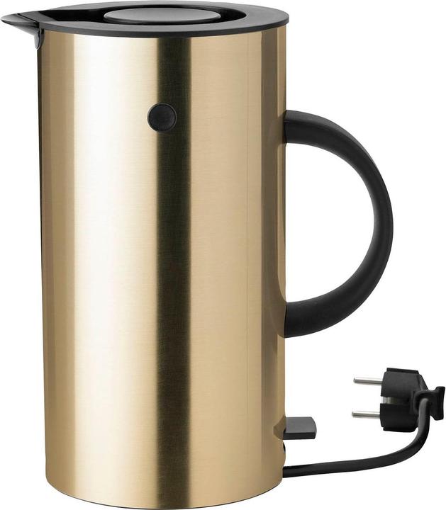 Stelton EM Wasserkocher brushed brass (1.50 l, EU plug)