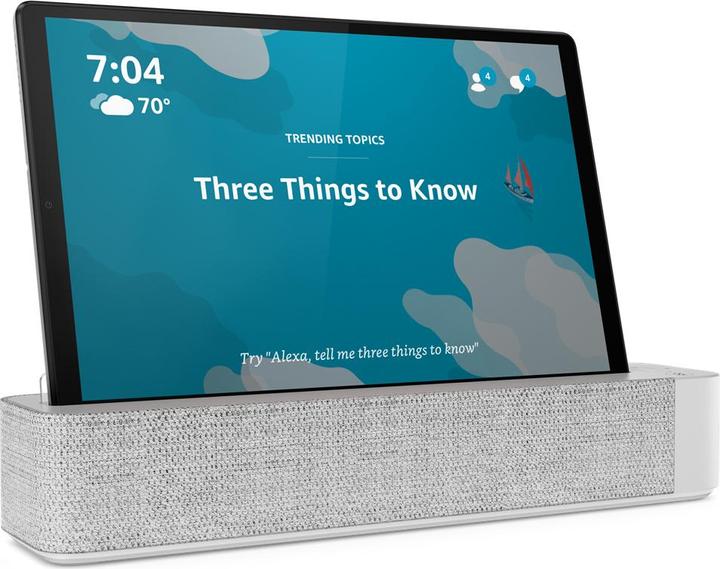 Image du produit Lenovo Smart Tab M10 HD (2nd Gen) avec Alexa intégré (10.10", 64 Go, Platine)