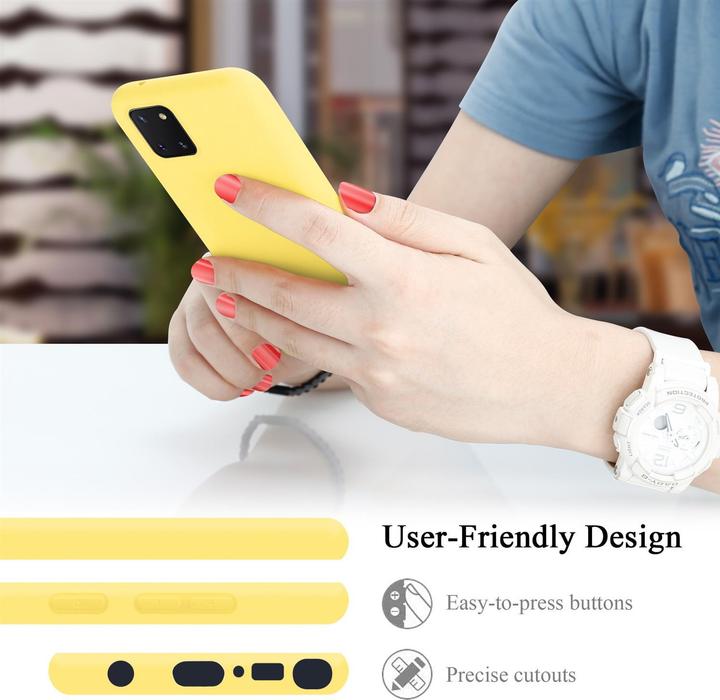 Actual product image Cadorabo TPU Liquid Silicone Case Cover (Samsung Galaxy A81)
