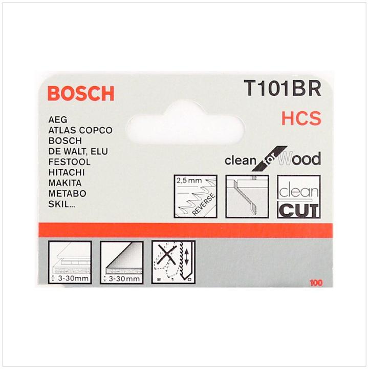 Actual product image Bosch Professional Zubehör Jigsaw blade T 101 BR Clean for Wood, pack of 25