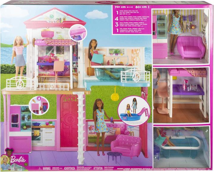 Actual product image Barbie House, Furniture And Dolls