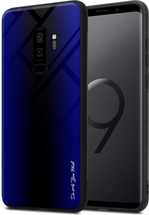 Productafbeelding Cadorabo TPU gestreepte glasplaat (Samsung Galaxy S9+)