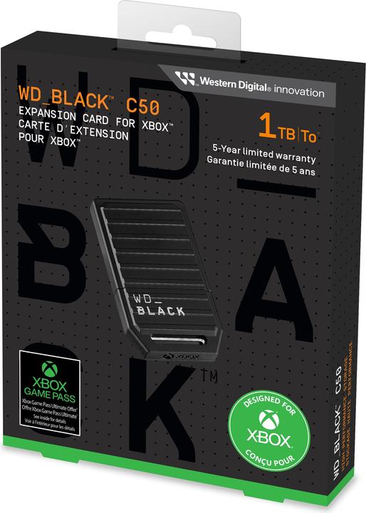 Immagine prodotto WD Black C50 Expansion Card for Xbox (1000 GB)