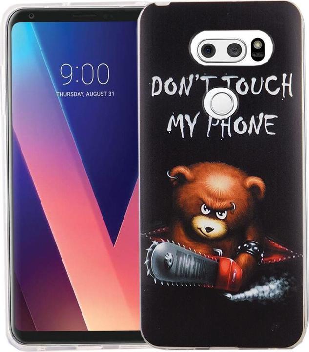 Produktbild König Design Hülle Handy Schutz für LG V30 V30s V30 Plus Flip Case Cover Tasche Wallet Etui (LG V30)