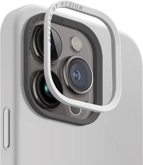 Produktbild Uniq etui Lino Hue iPhone 15 Pro 6.1" Magclick Charging jasnoszary/chalk grey (Apple iPhone 15 Pro)