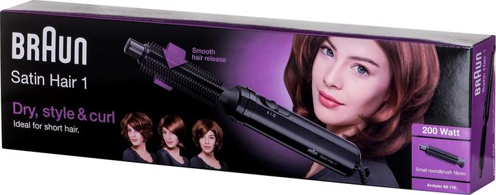 Image du produit Braun Brosse à air chaud Satin Hair 1 AS 110 Hot air brush Lilas