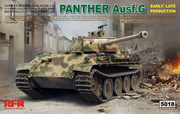 Produktbild Rye Field Model Panther Ausf.G Early/Late productions