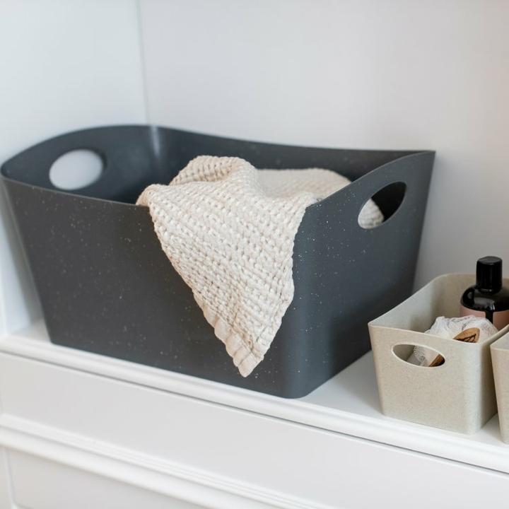 Image du produit Koziol Boîte de rangement BOXXX L 15l gris foncé (15 l)
