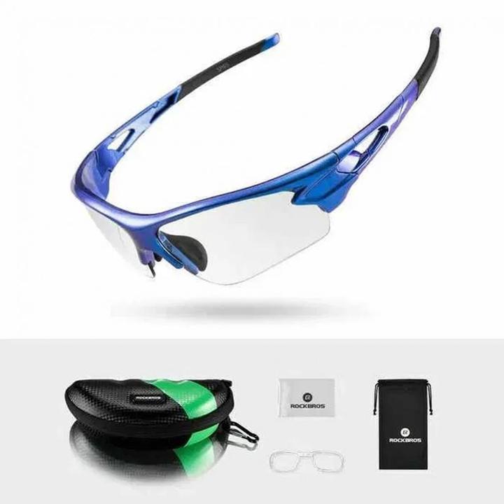 Produktbild Rockbros 10069 photochromic UV400 cycling glasses - blue (Blau)