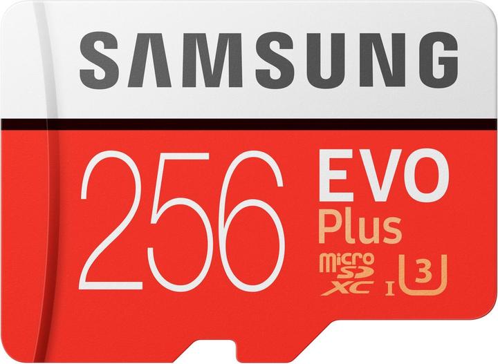 Samsung Evo+ microSD UHS-I (256 Go, microSDXC, U3, UHS-I)