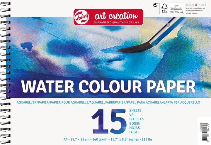 Produktbild Talens Aquarellblock (A4, Blanko)