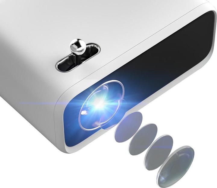 Productafbeelding Xiaomi Wanbo X1 Mini Draagbare Mini Home Cinema Projector Geel (VGA, 200 lm, 1.35 - 2.2:1)
