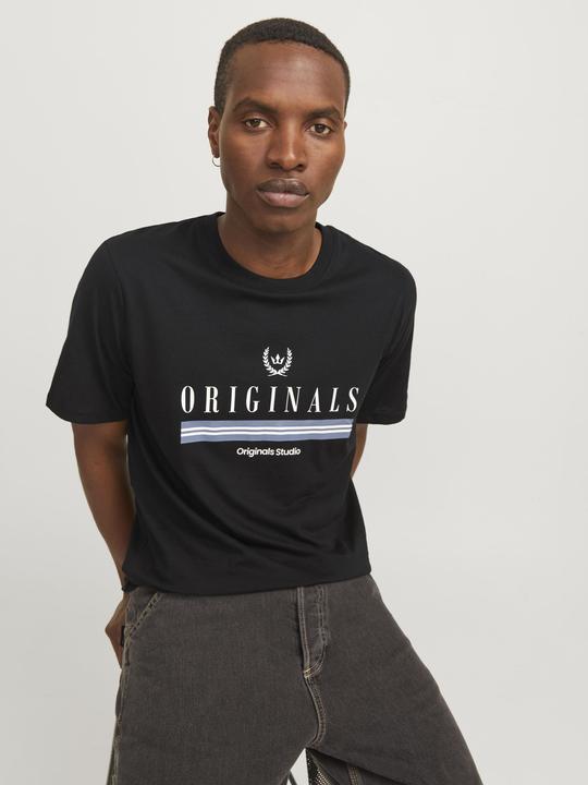 Actual product image Jack & Jones Gedruckt Rundhals T-shirt T-shirt (L)