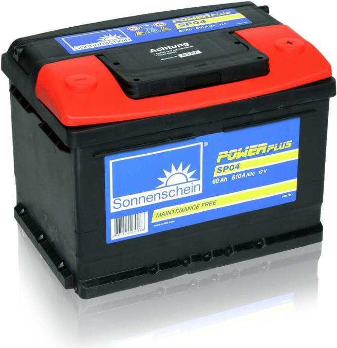 Produktbild Sonnenschein Power Plus (12 V, 60 Ah, 610 A)
