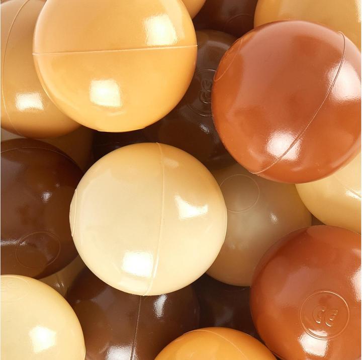 Bieco Bälle für Bällebad 100 Stk. Chocolate Bliss