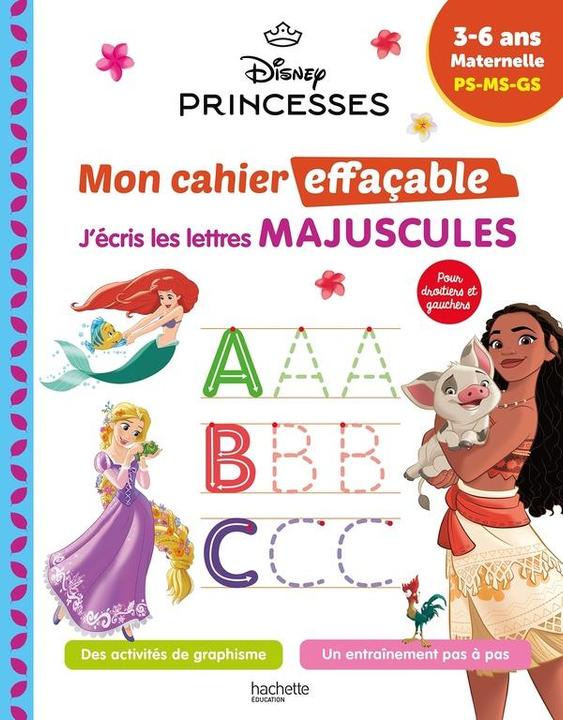 Produktbild Disney princesses : mon cahier effaçable (Französisch, Collectif, 2024)