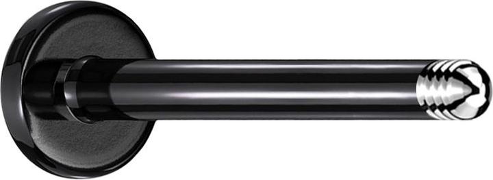 Produktbild Star Piercing Micro Labret-Stab schwarz (ohne Messing, Titan G23)