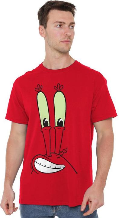 Immagine prodotto Spongebob Squarepants Smile Maglietta Mr Krabs Viso Uomo (4XL)